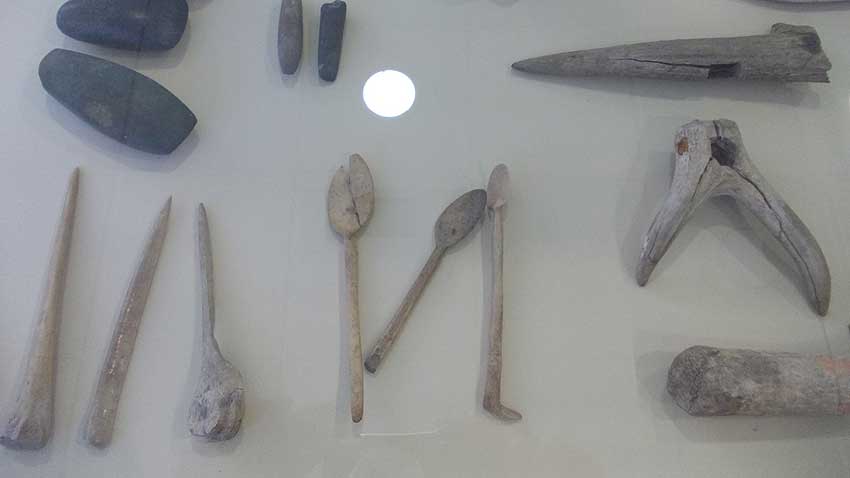 Костени лъжици от VI-V хилядолетие пр.н.е., намерени в землището на град Стара Загора. Снимка: Албена Безовска