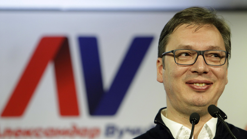Сръбската прогресивна партия на президента Александър Вучич печели днешните общински