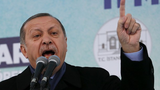 Турският президент Реджеп Ердоган заяви, че страната му ще прочисти
