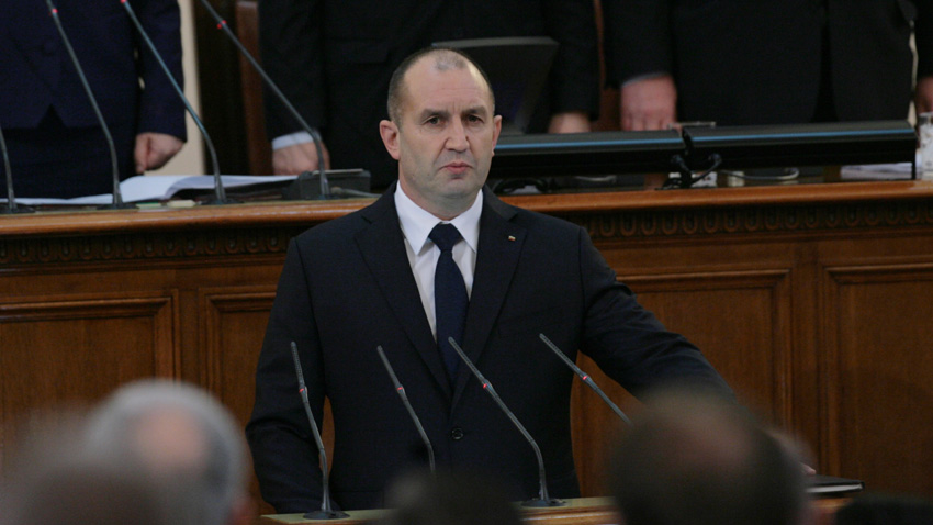 Президентът на Република България Румен Радев.    Снимка: БГНЕС