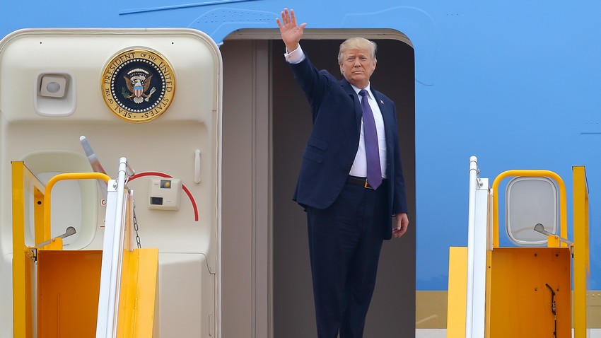 Американският президент Доналд Тръмп пристигна в Брюксел за започващата днес