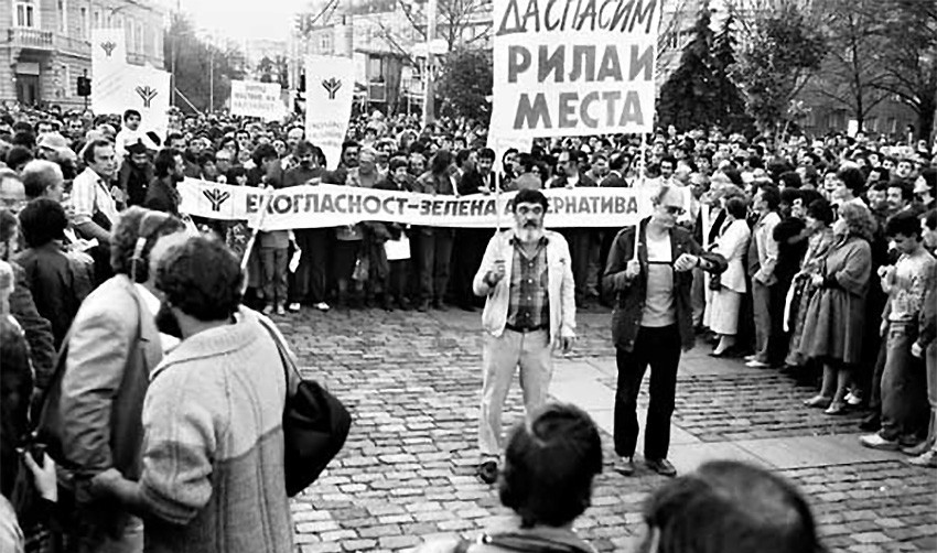 March of Ekoglasnost on November 3, 1989