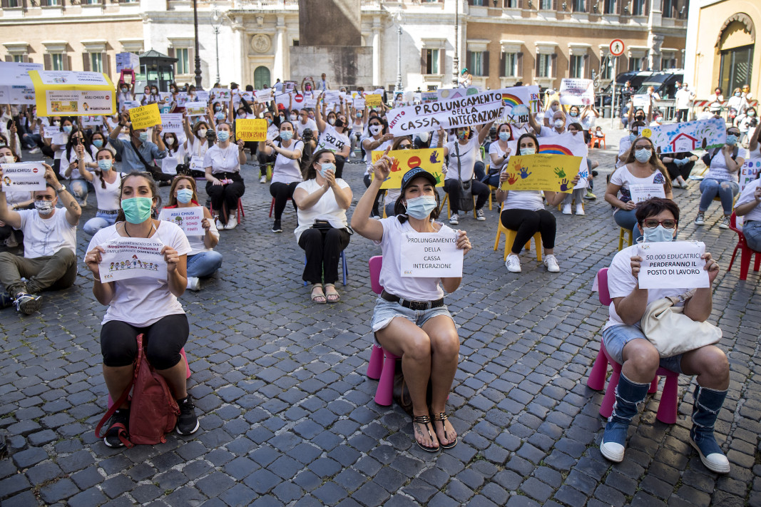Един от протестите в Италия