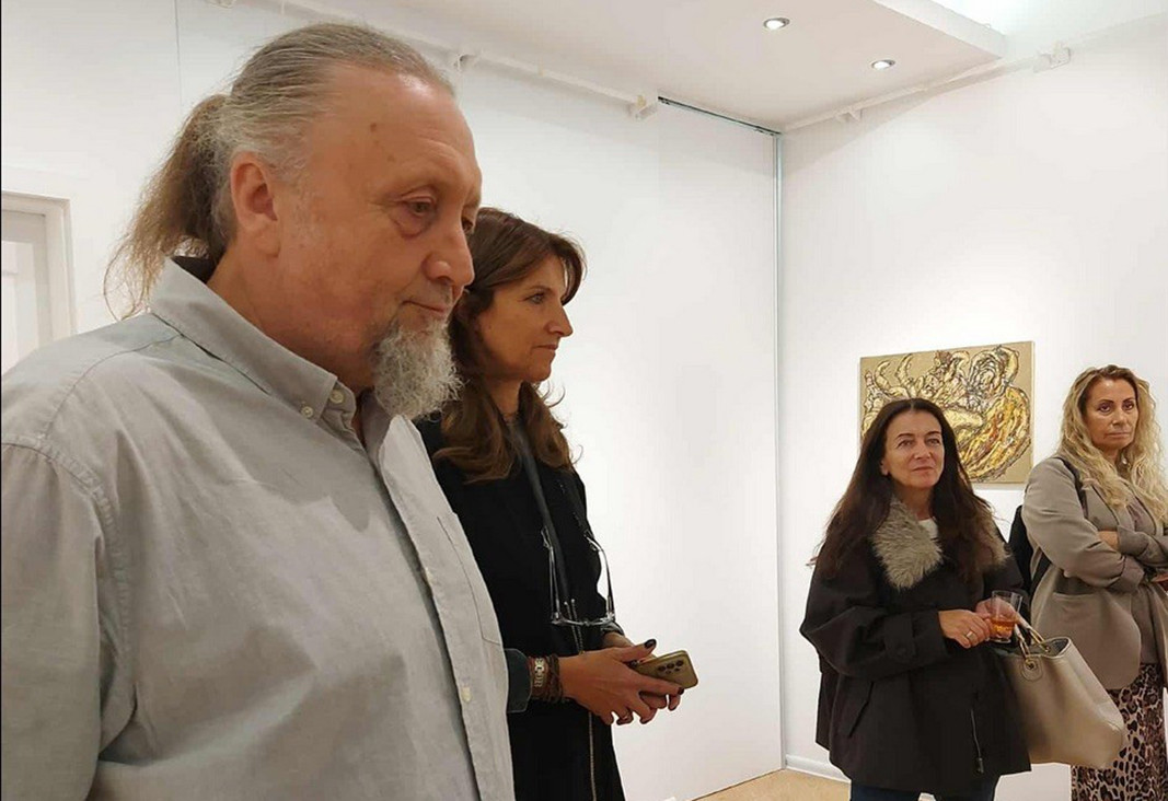 Ивайло Каменов на откриването на изложбата