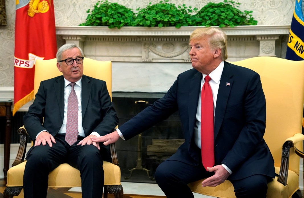 Jean-Claude Juncker dhe Donald Trump