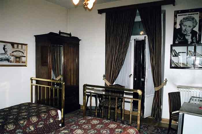 Стаята на Агата Кристи в Pera Palace Hotel в Истанбул, където тя пише Убийство в Ориент Експрес