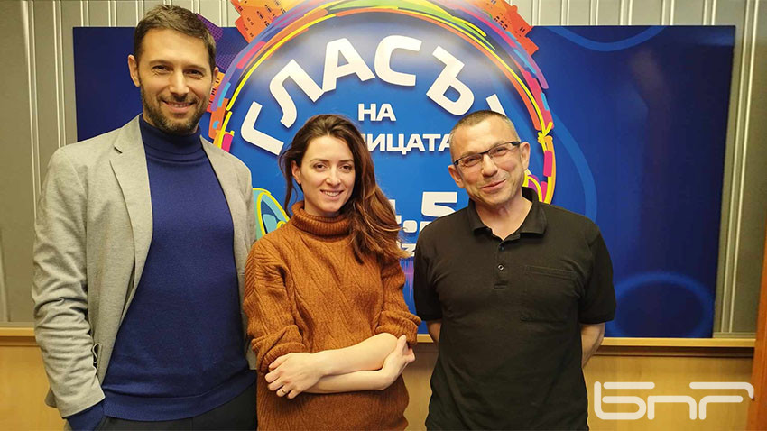 ▲ Любо Георгиев (вляво), Антония Каменичка и Венелин Стойчев