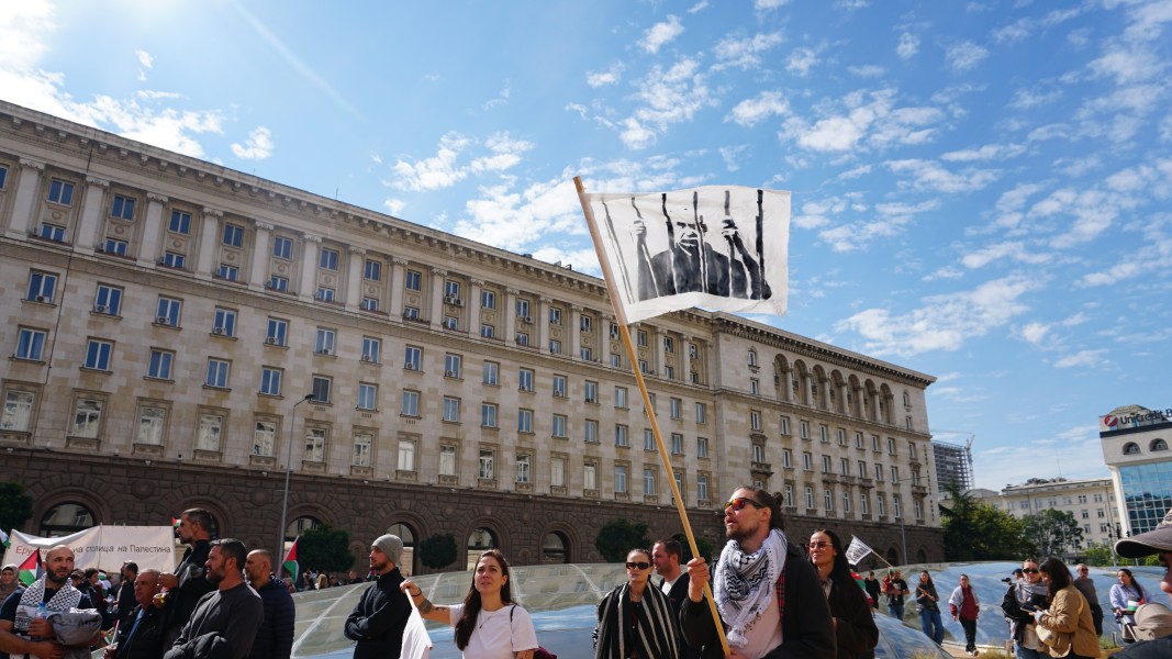 Шествие в подкрепа на палестинския народ в София на 05.10.2025 г.