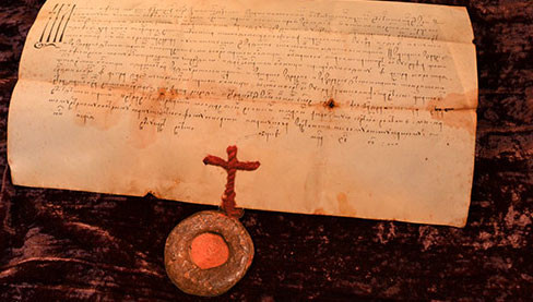 Diploma e Stefanit të III-të, dhurues i Manastirit Zograf