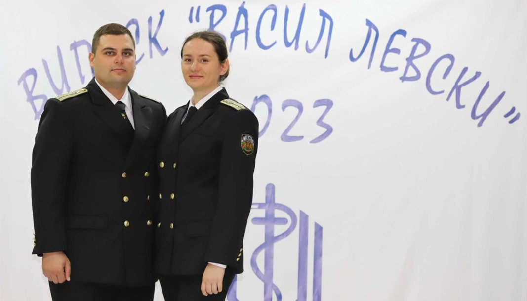Lieutenant Dr. Bogomil Ivanov and Lieutenant Dr. Petya Petrova