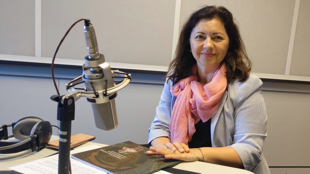 Снежана Йовева-Димитрова в студиото на Радио България