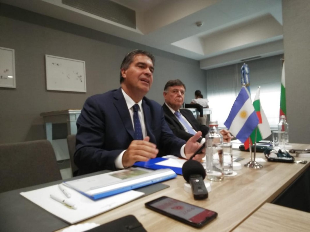 Губернаторът на Чако за сътрудничеството и взаимодействието между Аржентина и България   Снимка: личен архив