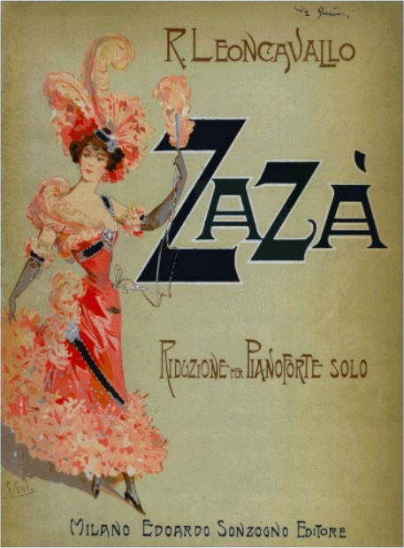Корица на вокалната партитура, 1919 г