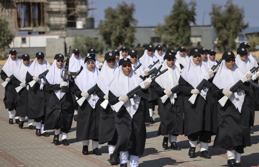 Женски отряд на Хамас, Газа, октомври 2022 г./АФП