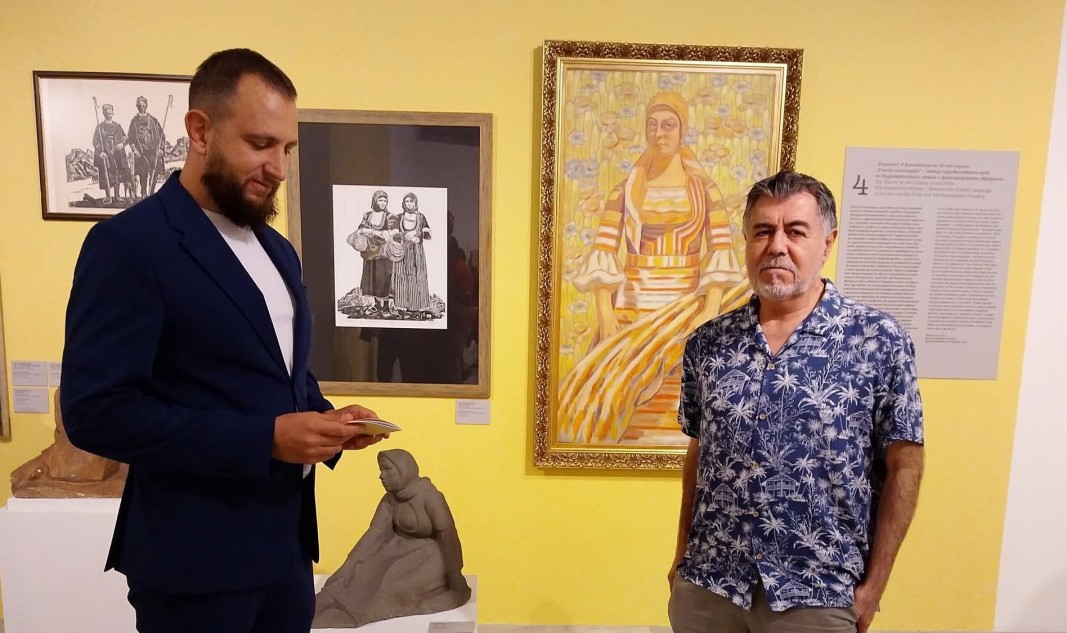 Любен Домозетски (вляво) и Велин Манов