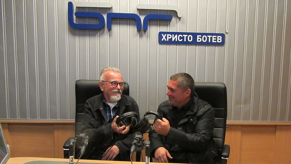 Илия Николов и Филип Петрунов в студиото