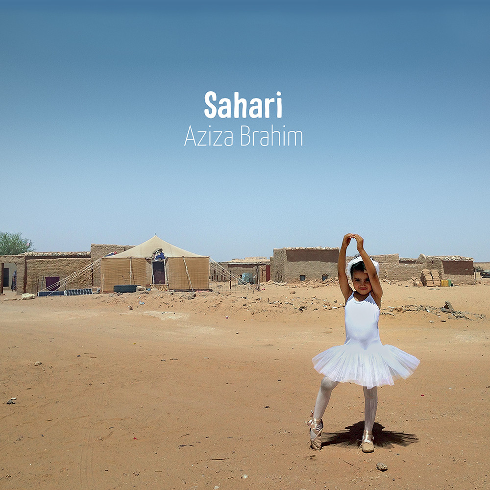 Обложка на албума „Sahari“ на Азиза Брахим: Glitterbeat Records