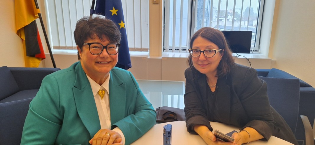 EP Vice President Sabine Verheyen and BNR journalist Irina Nedeva