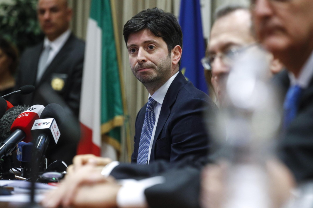 Италианският министър на здравеопазването Роберто Сперанца