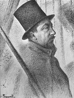 Портрет на Синяк от Жорж Сьора, 1890 г.