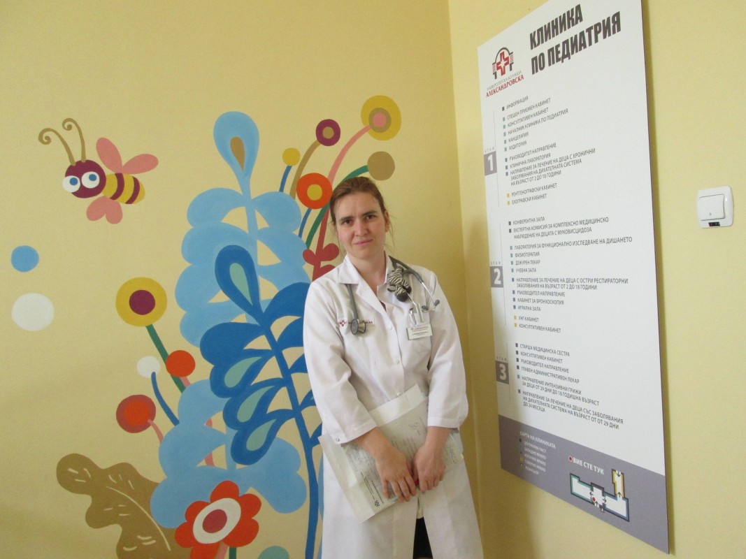  Доц. Гергана Петрова от Александровска болница, експерт по детски заболявания, пневмология и фтизиатрия 