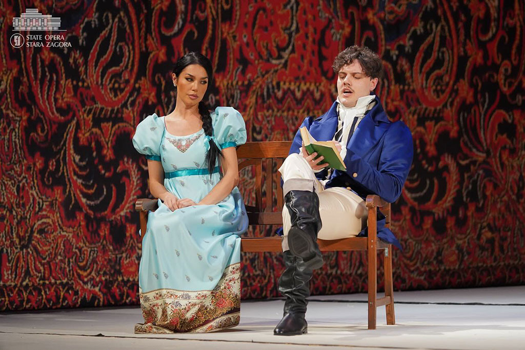Беса Лугичи и Йосиф Славов в сцена от „Евгений Онегин“