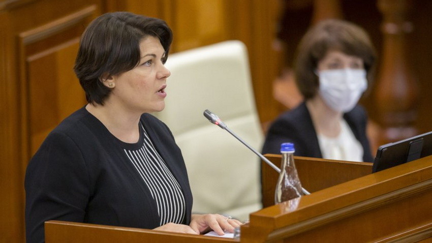  Премиерът на Молдова Наталия Гаврилица 