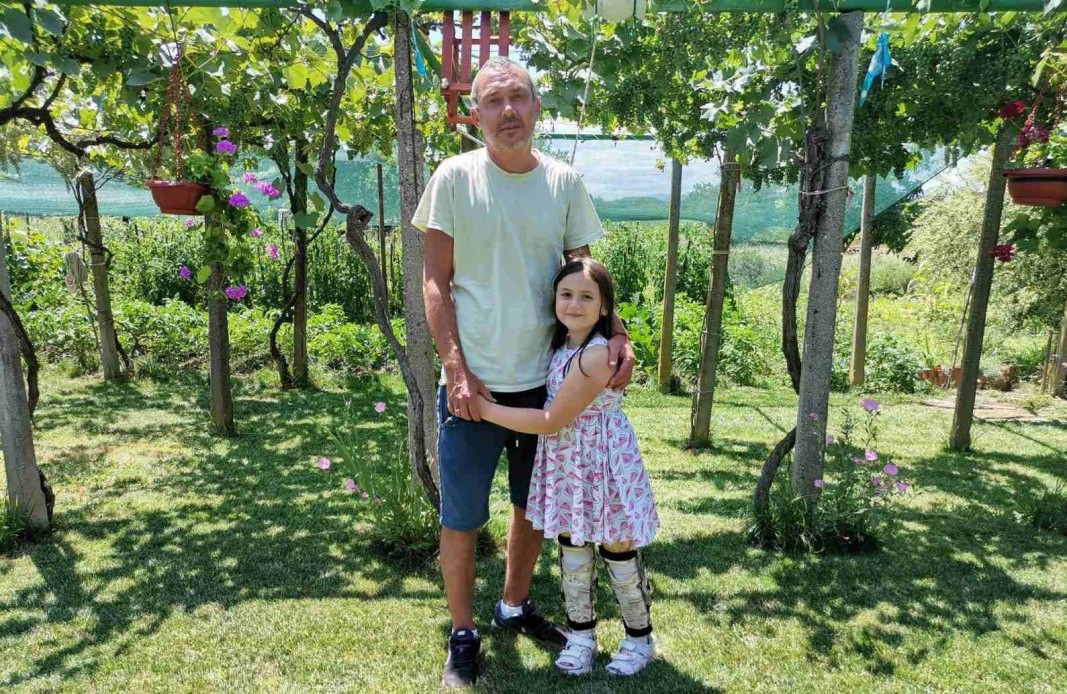 Христо Трендафилов и дъщеря му Христиана Снимка: Личен архив