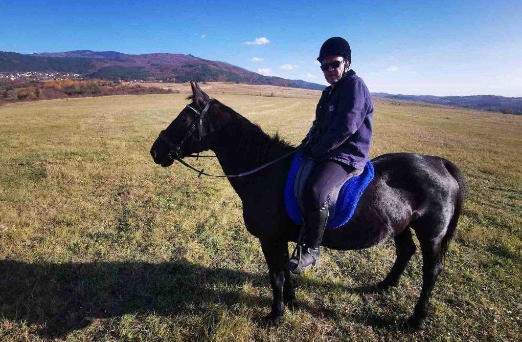 Reiten ist eine der Lieblingssportarten von Vincent Dupuis