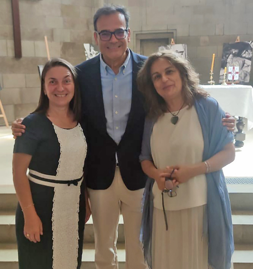 Con el equipo del podcast Puente de la Fe