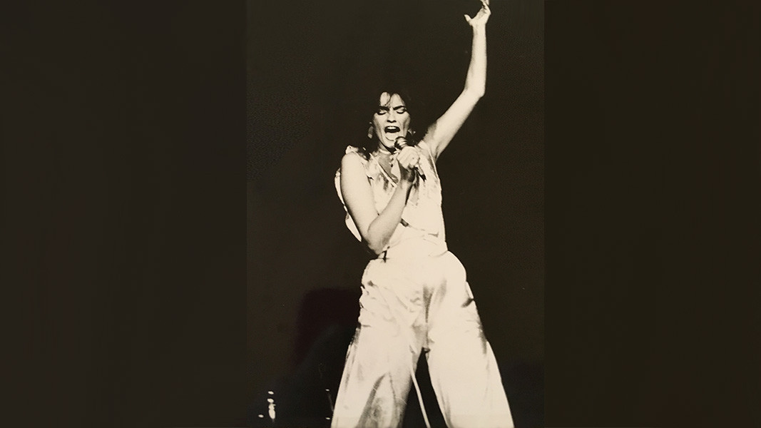 Нели Рангелова на фестивале „Златойт Орфей“в 1982 г.