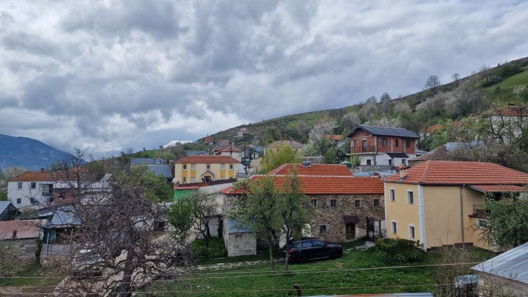 The village of Borje in Kukëska Gora , Albania