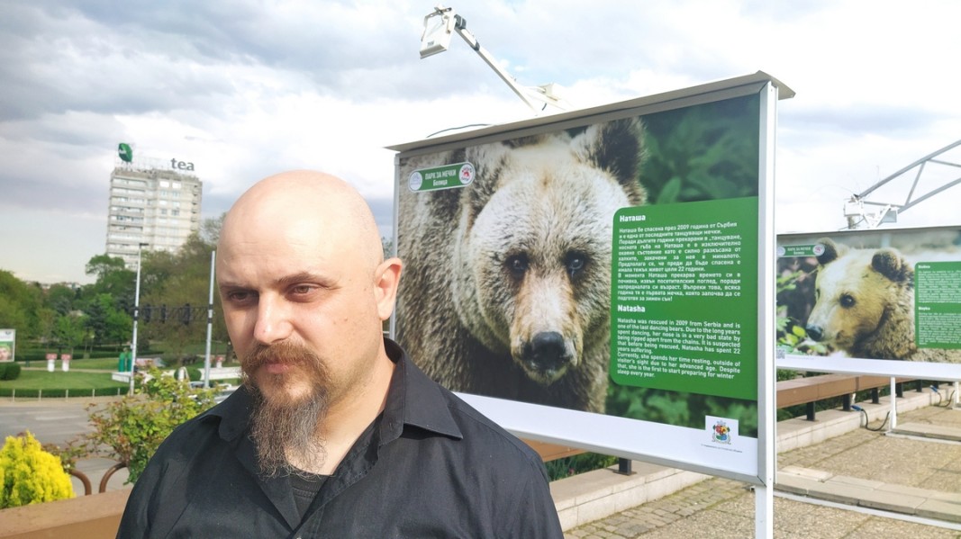 Директорът на Парка за мечки в Белица Димитър Иванов   Снимка: Добромир Видев