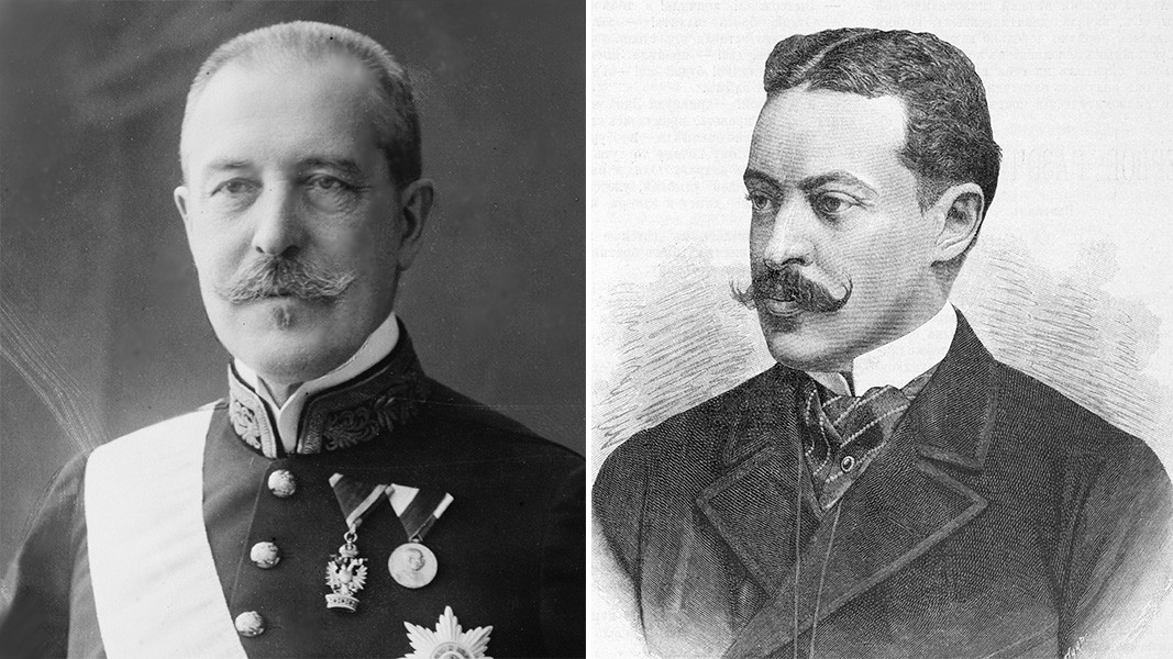 Alois Lexa von Aehrenthal und Alexander Iswolski