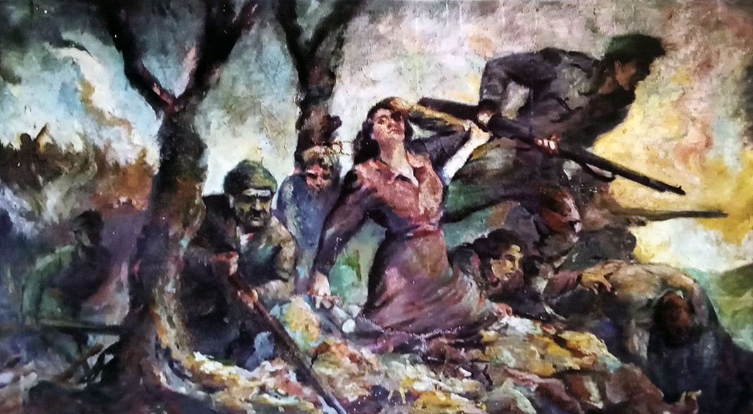 İvan Petrov – „Bombacı“, 1952 г., yağlı boya