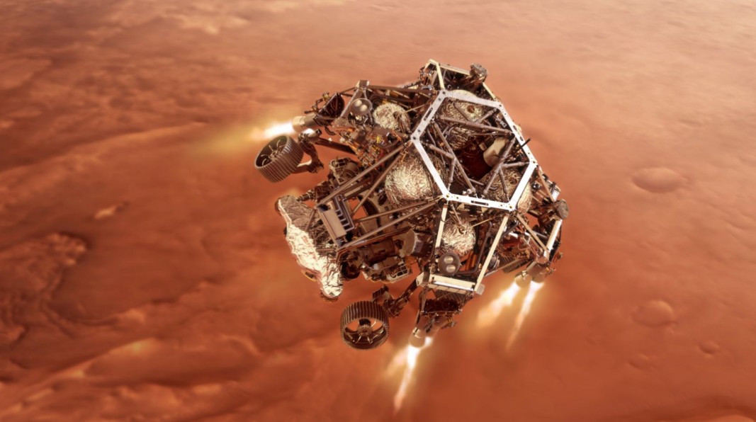 Марсоходът на НАСА 'Пърсивиърънс'