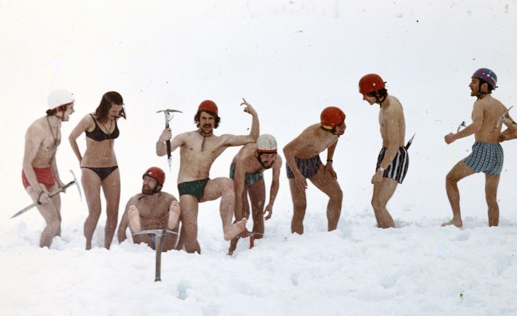 Полски алпинисти на зимен лагер в Татрите