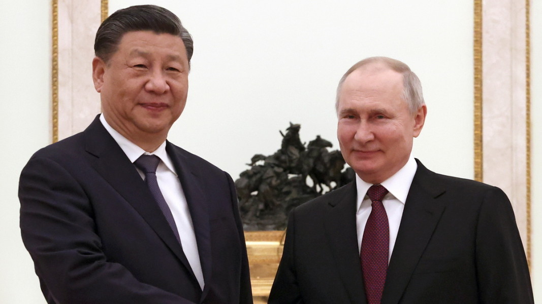 Си Цзинпин и Владимир Путин в Москва, 20 март 2023 г.  Снимка: ЕПА/БГНЕС