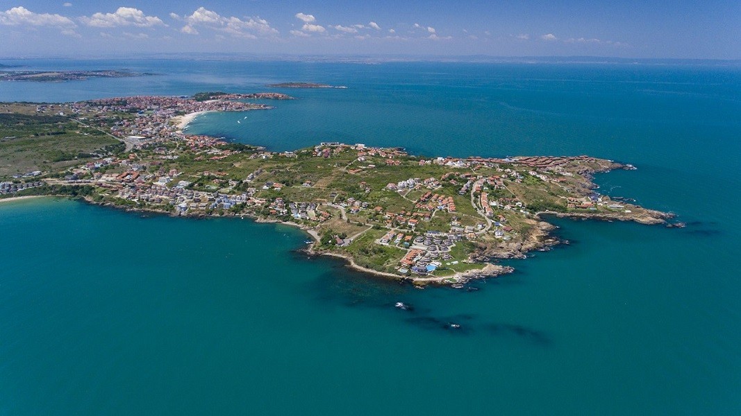 Budzhaka peninsula and the bay next to Cape Hristos