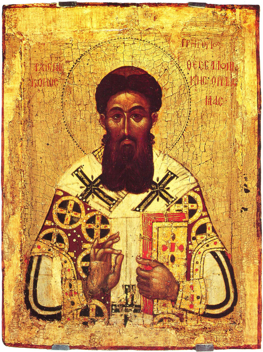Св. Григорий Палама, икона от началото на XV век.