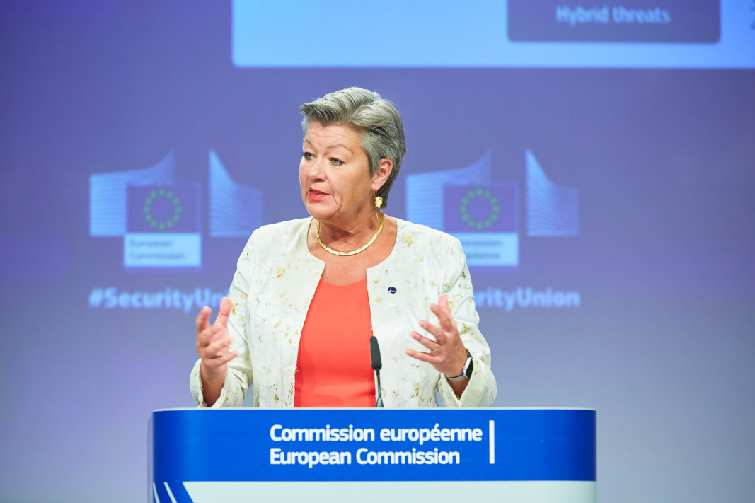 Комисарят по вътрешни работи на ЕС Илва Йохансон