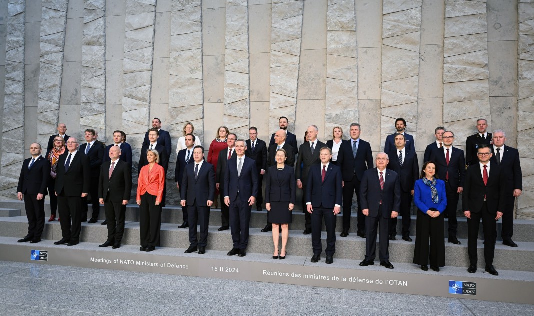  Среща на министрите на защитата на НАТО в Брюксел,15 февруари 2024 г./Ройтерс 