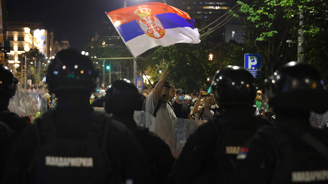 Protests in Belgrade, August 15, 2025