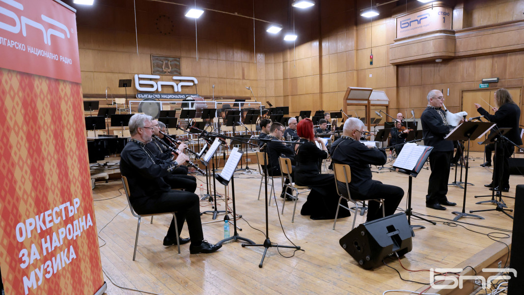 The musicians are rehearsing for tonight's show.