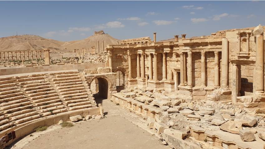 Amfiteatri i Palmirës, ​​i paprekur nga lufta dhe tërmetet