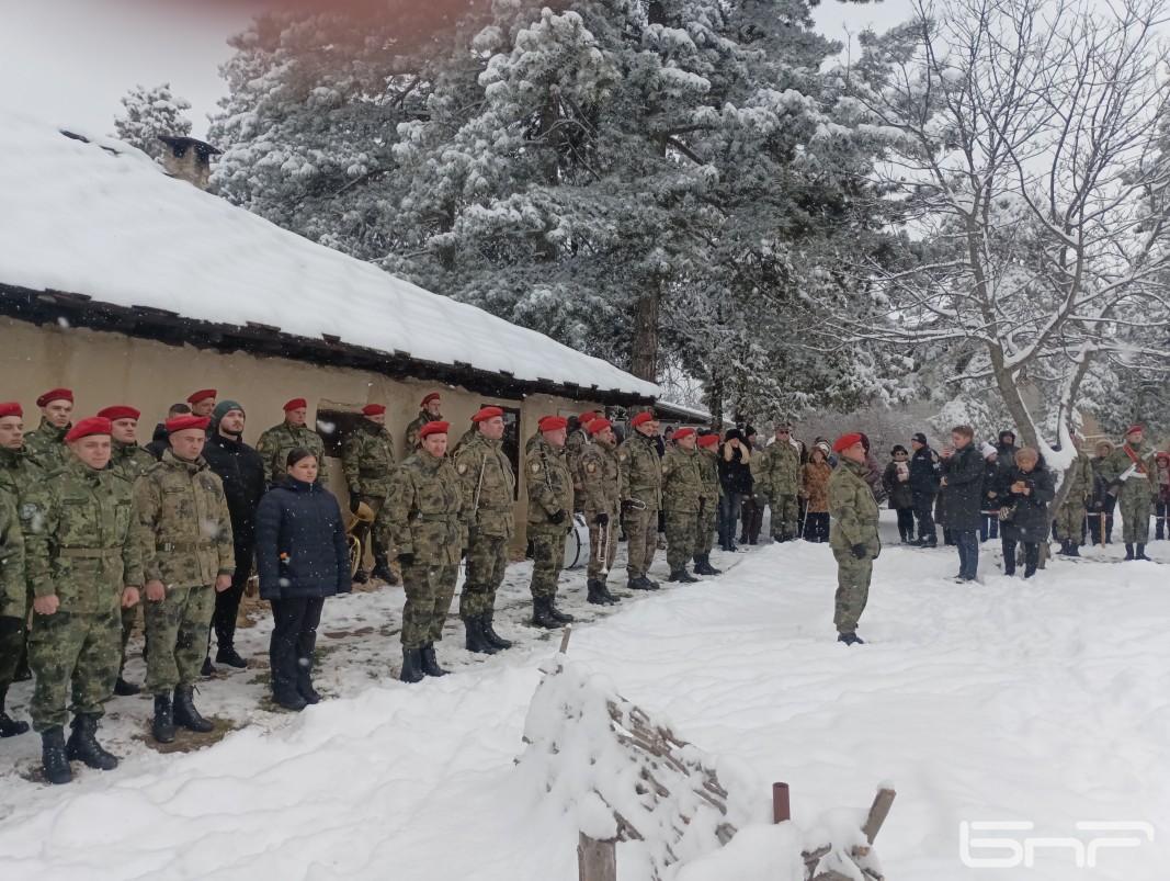 Военен ритуал в двора на Къкринското ханче - 18 февруари 2025 г.