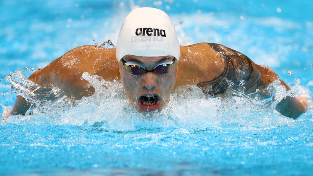  Антъни Иванов по време на олимпийските игри в Токио. 