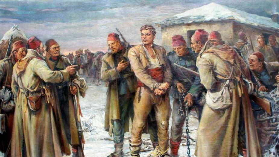 „Залавянето на Васил Левски“ – картина от художника Никола Кожухаров