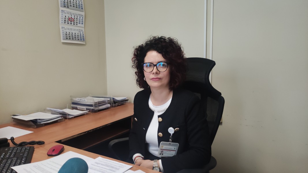 Александра Рачева, директор на Бюро по труда Видин. Снимка: Радио Видин