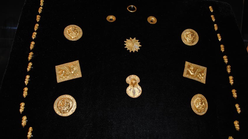Kralevo altın hazinesi. Foto: arşiv BNR